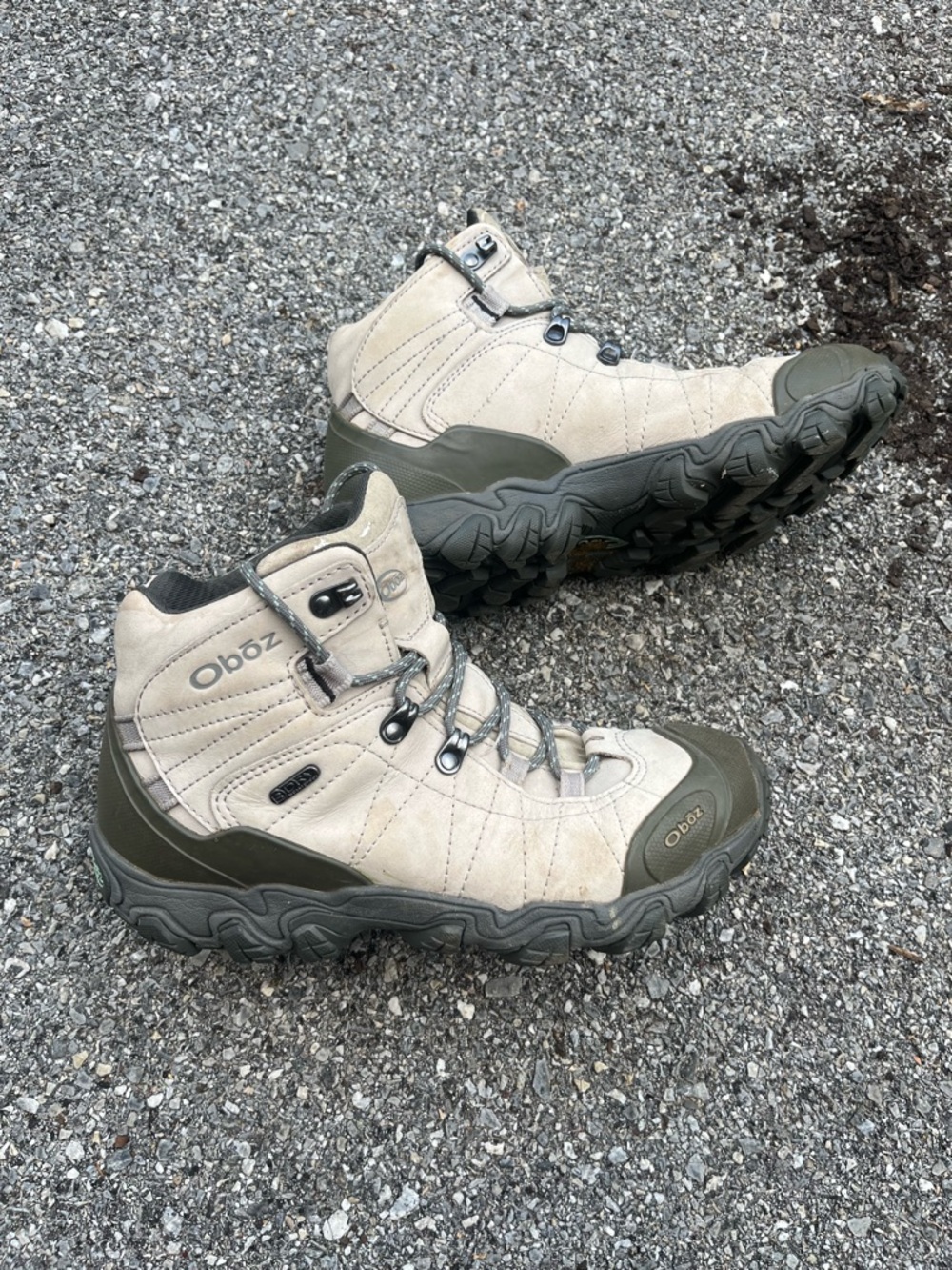 Oboz Women's Tan and Olive Hiking Boots - Waterproof Support